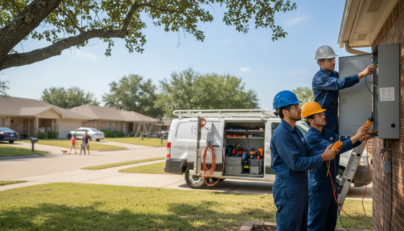 Certified electrician providing emergency electrical services in Mathiston, MS